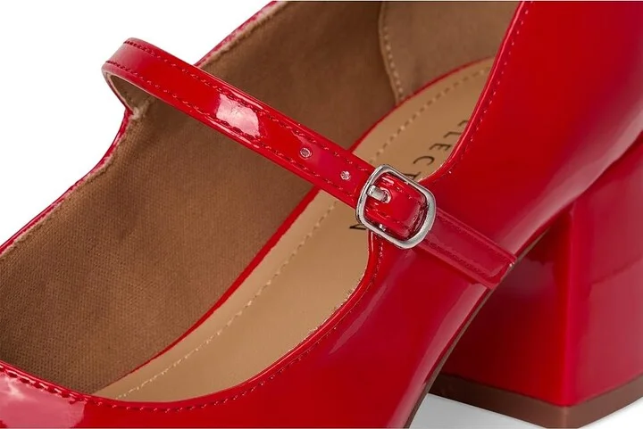Journee Collection Okenna Women's Shoes Red : 12 W, Faux Leather - Image 7