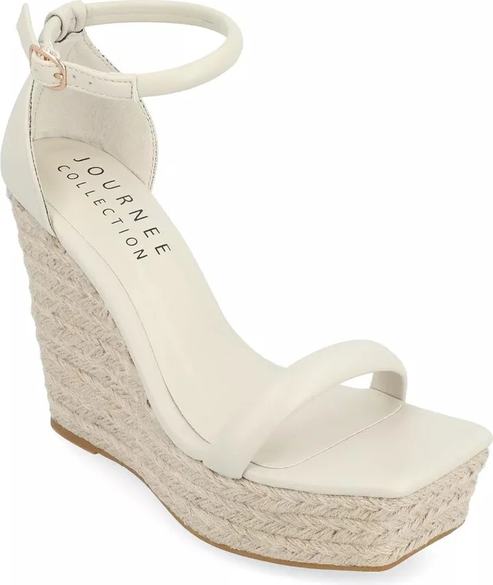 Journee Collection Olesia Espadrille Wedge Sandal