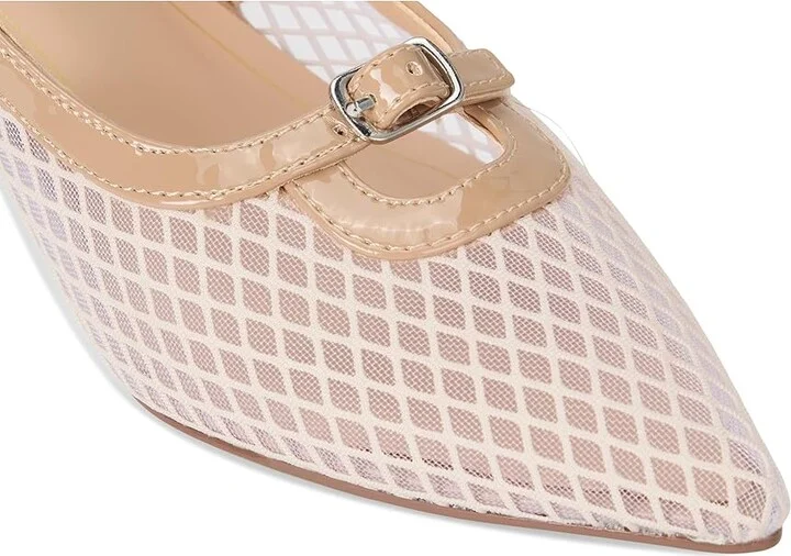 Journee Collection Padma Women's Shoes Mesh/Nude : 12 M, Synthetic - Image 7