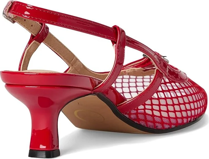 Journee Collection Padma Women's Shoes Mesh/Red : 9 M, Synthetic - Image 4