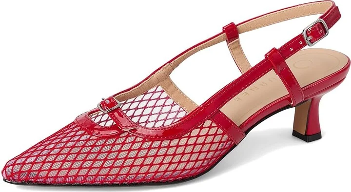 Journee Collection Padma Women's Shoes Mesh/Red : 9 M, Synthetic - Image 5