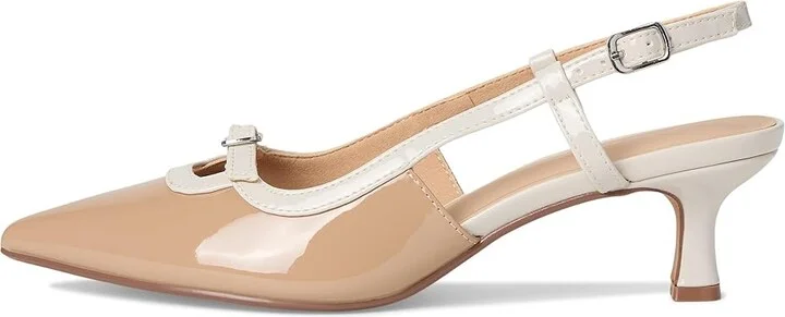Journee Collection Padma Women's Shoes Patent/Nude : 8.5 M, Synthetic - Image 6