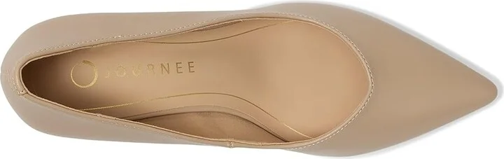 Journee Collection Pammie Women's Shoes Taupe : 7.5 M, Synthetic - Image 2