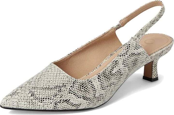 Journee Collection PAULINA High Women's Heels Snake : 6 W, Synthetic - Image 5