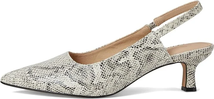 Journee Collection PAULINA High Women's Heels Snake : 6 W, Synthetic - Image 6