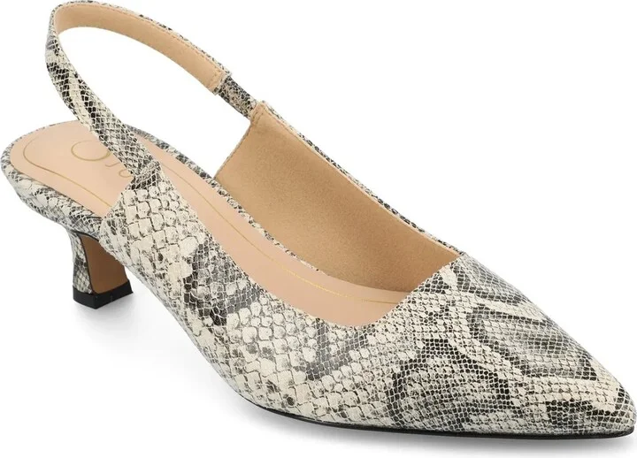 Grey/White Snake Print