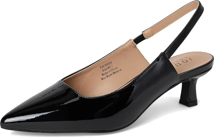 Journee Collection PAULINA Women's Shoes Patent/Black : 6.5 W, Faux Leather - Image 5