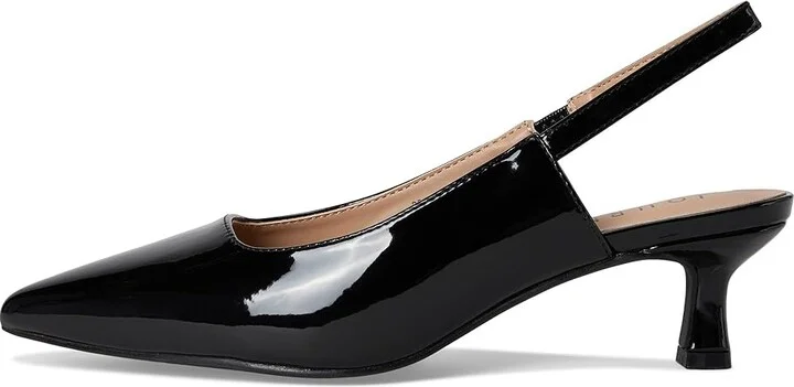Journee Collection PAULINA Women's Shoes Patent/Black : 6.5 W, Faux Leather - Image 6