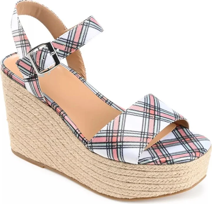Journee Collection Pearrl Espadrille Wedge Sandal