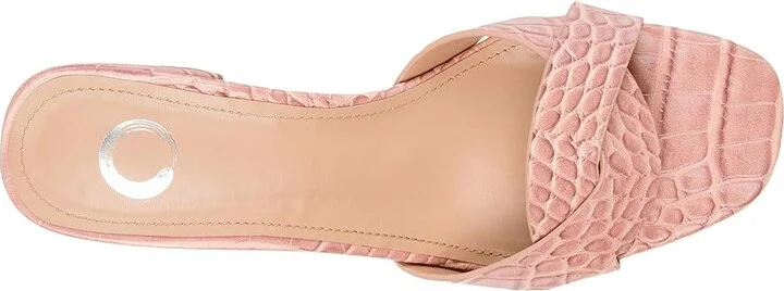 Journee Collection Perette Slide Women's Shoes Pink : 7 M, Synthetic - Image 2