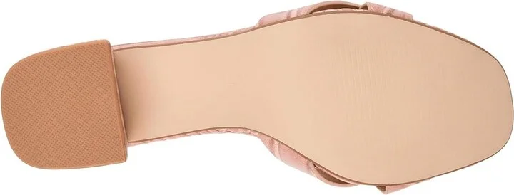 Journee Collection Perette Slide Women's Shoes Pink : 7 M, Synthetic - Image 3