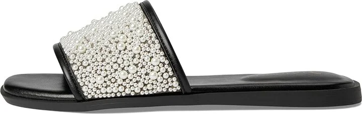 Journee Collection Precly Women's Sandals Black : 9 M, Synthetic - Image 6