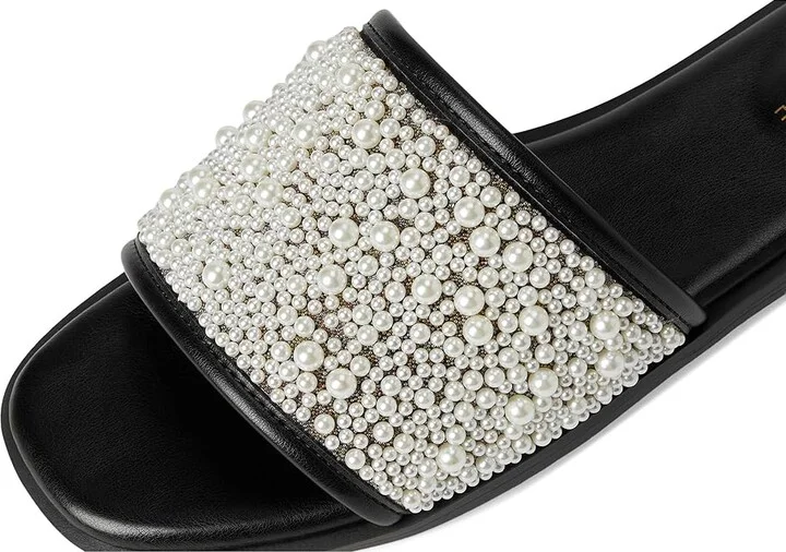 Journee Collection Precly Women's Sandals Black : 9 M, Synthetic - Image 7