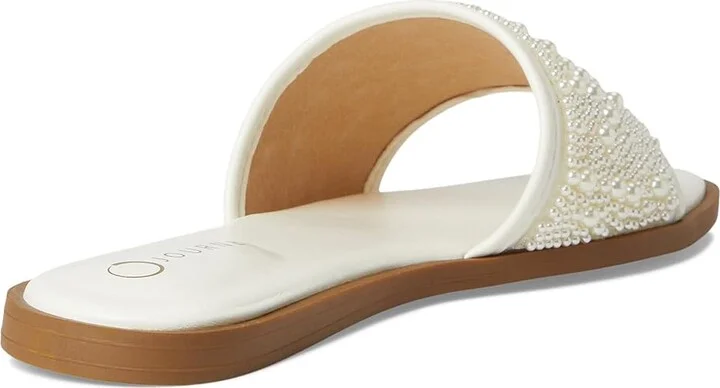 Journee Collection Precly Women's Sandals White : 6.5 M, Synthetic - Image 4