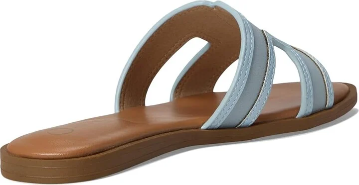 Journee Collection Primah Women's Sandals Light Blue : 10 M, Leather - Image 4
