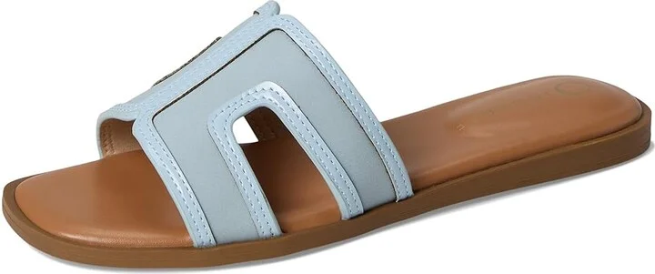Journee Collection Primah Women's Sandals Light Blue : 10 M, Leather - Image 5