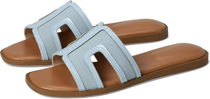 Journee Collection Primah Women's Sandals Light Blue : 10 M, Leather