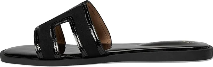 Journee Collection Primah Women's Sandals Patent/Black : 9.5 M, Leather - Image 6