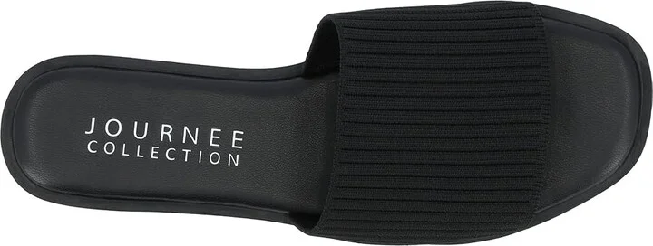 Journee Collection Prisilla Women's Sandals Black : 8 M - Image 2