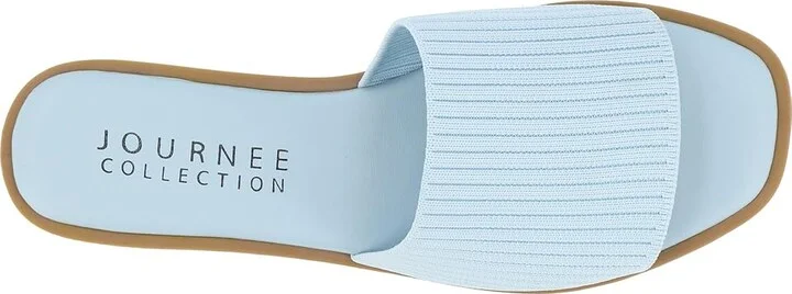 Journee Collection Prisilla Women's Sandals Blue : 8.5 M - Image 2