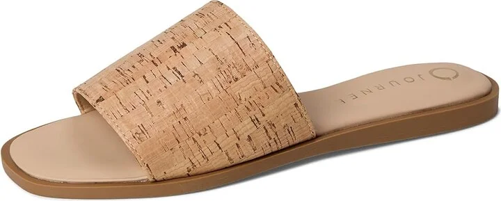 Journee Collection Prisilla Women's Sandals Cork : 7.5 M - Image 5