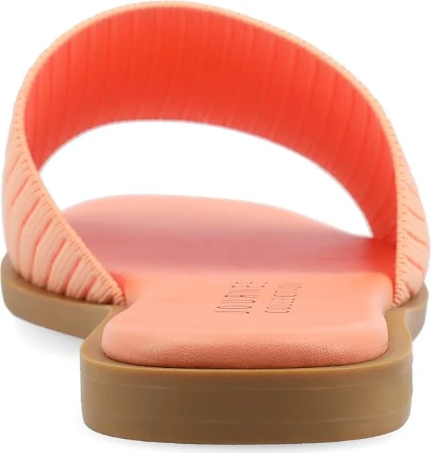 Journee Collection Prisilla Women's Sandals Peach : 6 M - Image 4