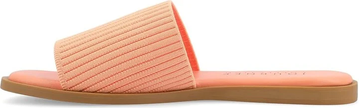 Journee Collection Prisilla Women's Sandals Peach : 6 M - Image 5