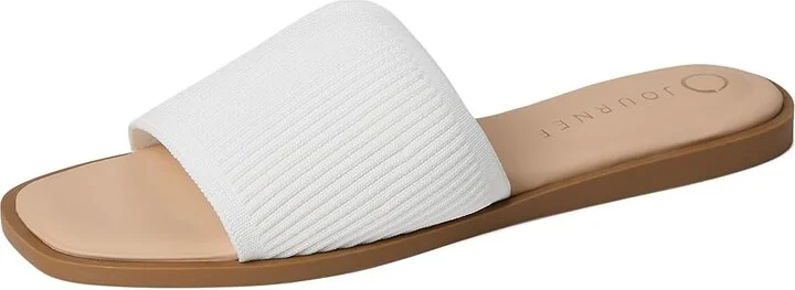 Journee Collection Prisilla Women's Sandals White : 12 W - Image 5