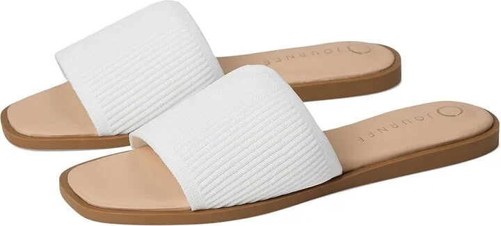 Journee Collection Prisilla Women's Sandals White : 12 W