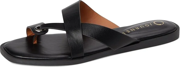 Journee Collection Prizzie Women's Sandals Black : 7 M, Synthetic - Image 5