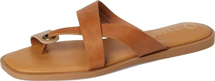 Journee Collection Prizzie Women's Sandals Champagne : 6.5 M, Synthetic - Image 5