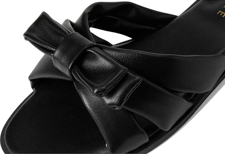 Journee Collection Prylin Women's Sandals Black : 6.5 M, Faux Leather - Image 7