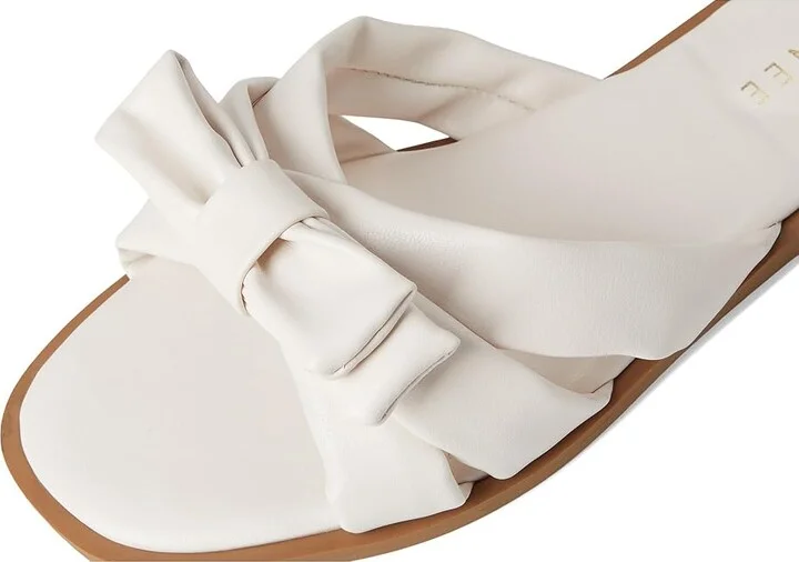 Journee Collection Prylin Women's Sandals Bone : 6.5 M, Faux Leather - Image 7