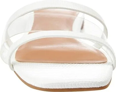 Journee Collection Ramira Slide Women's Shoes White : 7.5 M, Synthetic - Image 5