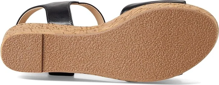 Journee Collection Ranae Women's Wedge Shoes Black : 7.5 M, Faux Leather - Image 3