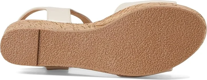 Journee Collection Ranae Women's Wedge Shoes Bone : 8 M, Faux Leather - Image 3