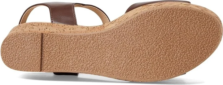 Journee Collection Ranae Women's Wedge Shoes Brown : 8.5 M, Faux Leather - Image 3