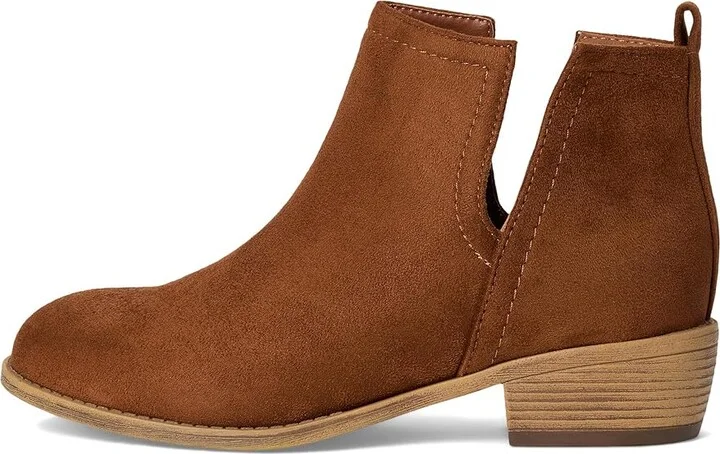 Journee Collection Rimi Bootie Women's Shoes Camel : 11 W, Leather - Image 6
