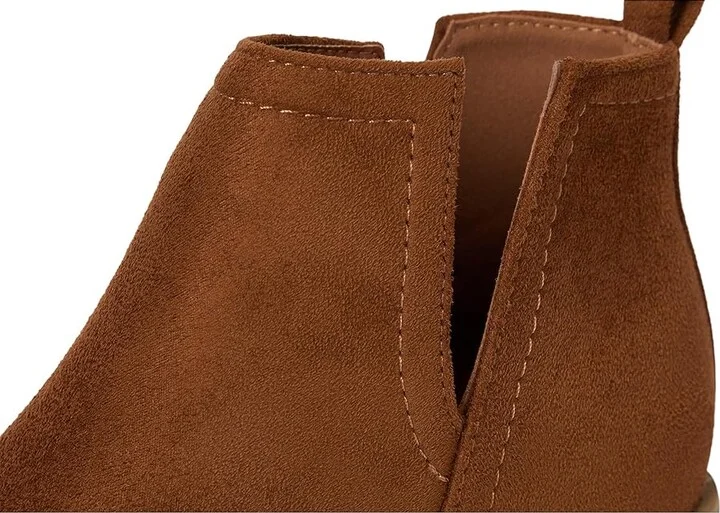 Journee Collection Rimi Bootie Women's Shoes Camel : 11 W, Leather - Image 7