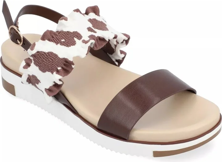 Journee Collection Riya Platform Sandal