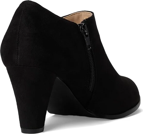 Journee Collection Sanzi Bootie Women's Boots Black : 11 W, Suede - Image 4