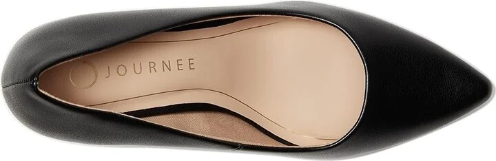 Journee Collection Scylee Women's Shoes Black : 6.5 M, Synthetic - Image 2