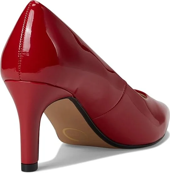 Journee Collection Scylee Women's Shoes Patent/Red : 9 W, Synthetic - Image 4