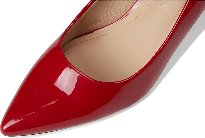 Journee Collection Scylee Women's Shoes Patent/Red : 9 W, Synthetic - Image 7