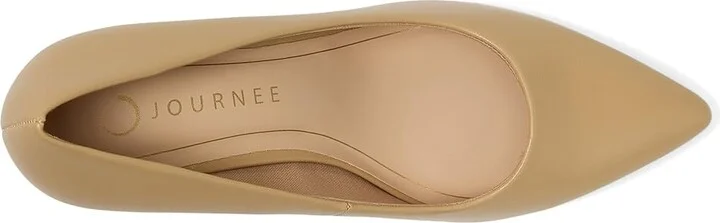 Journee Collection Scylee Women's Shoes Tan : 9.5 M, Synthetic - Image 2