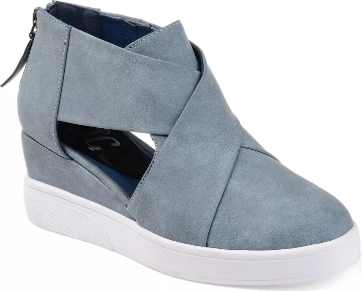 Journee Collection Seena Wedge Sneaker