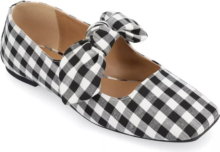 Black Plaid Print
