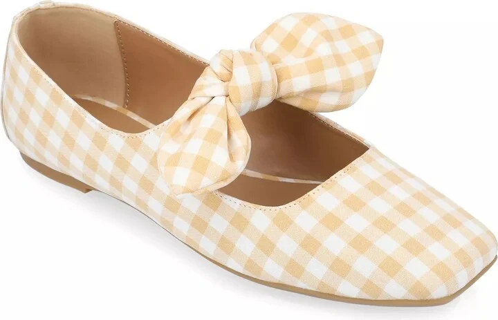 Tan Plaid Print