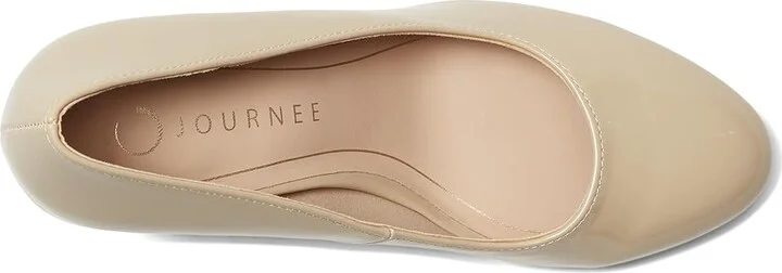 Journee Collection Seraphina Women's Shoes Beige : 7 M, Synthetic - Image 2