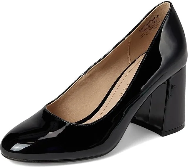 Journee Collection Seraphina Women's Shoes Patent/Black : 6 M, Synthetic - Image 5